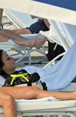 BETHENNY FRANKEL in Bikini at a Beach in Miami 03/30/2018