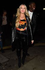 BETSY-BLUE ENGLISH Arrives at Mahiki Nightclub in Kensington 03/30/2018