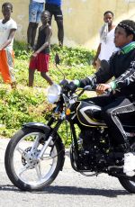 BEYONCE and Jay-Z on the Set of a Video in Kingston 03/20/2018