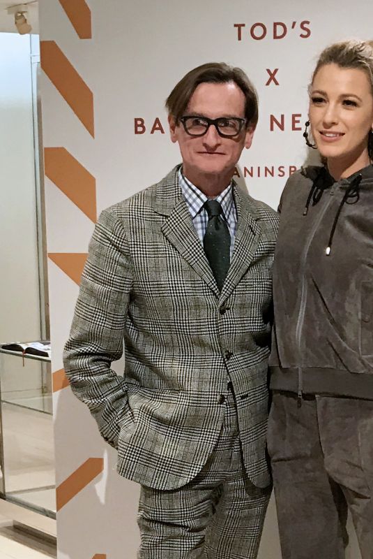 BLAKE LIVELY at Barneys New York Launch of Tod