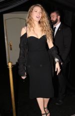 BLAKE LIVELY Leaves Delilah Nightclub in West Hollywood 03/13/2018
