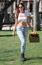 BLANCA BLANCO in Ripped Jeans Out Shopping in Malibu 03/28/2018