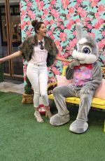 BLANCA BLANCO Poses with Easter Bunny in Los Angeles 03/30/2018