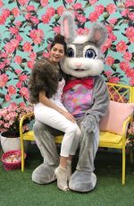 BLANCA BLANCO Poses with Easter Bunny in Los Angeles 03/30/2018