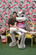 BLANCA BLANCO Poses with Easter Bunny in Los Angeles 03/30/2018