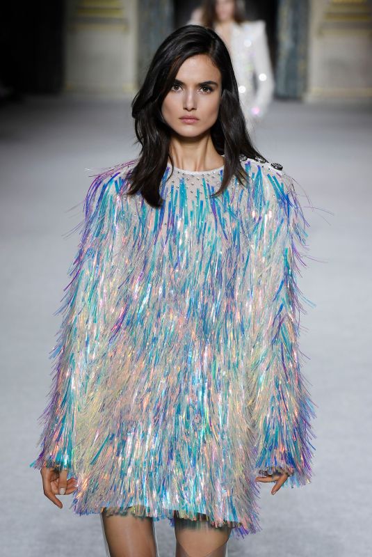 BLANCA PADILLA at Balmain Fashion Show at Paris Fashion Week 03/02/2018