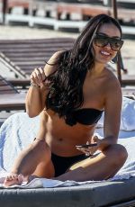BRE TIESI in Bikini at a Beach in Miami 03/15/2018