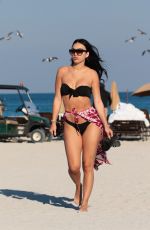BRE TIESI in Bikini at a Beach in Miami 03/15/2018