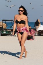 BRE TIESI in Bikini at a Beach in Miami 03/15/2018