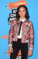 BREANNA YDE at 2018 Kids’ Choice Awards in Inglewood 03/24/2018