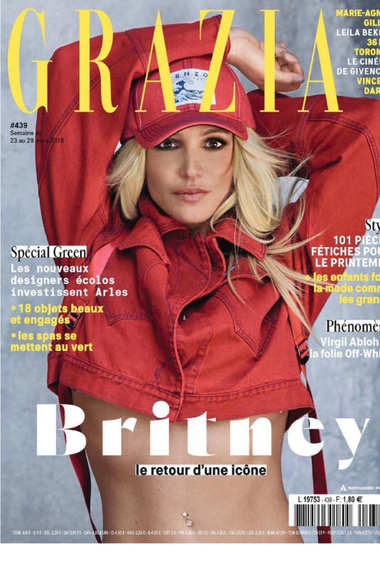 BRITNEY SPEARS in Grazia Magazine, France March 2018