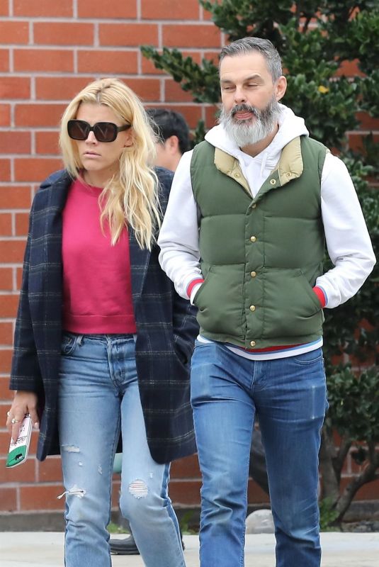 BUSY PHILIPPS and Marc Silverstein Out Shopping in Beverly Hills 03/20/2018
