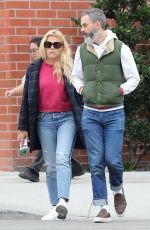 BUSY PHILIPPS and Marc Silverstein Out Shopping in Beverly Hills 03/20/2018