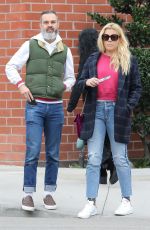 BUSY PHILIPPS and Marc Silverstein Out Shopping in Beverly Hills 03/20/2018