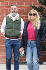 BUSY PHILIPPS and Marc Silverstein Out Shopping in Beverly Hills 03/20/2018