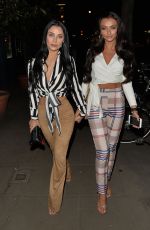 CALLY JANE BEECH and KADY MCDERMOTT at Roka Restaurant in London 03/22/2018