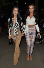 CALLY JANE BEECH and KADY MCDERMOTT at Roka Restaurant in London 03/22/2018