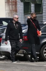 CAMERON DIAZ and Benji Madden Arrives at a St. Patrick