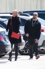 CAMERON DIAZ and Benji Madden Arrives at a St. Patrick