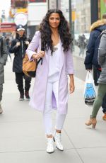 CAMILA ALVES Out and About in New York 03/28/2018