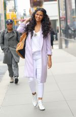 CAMILA ALVES Out and About in New York 03/28/2018