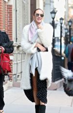 CANDICE SWANEPOEL Out and About in New York 03/19/2018