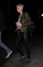 CARA DELEVINGNE Arrives at Fonda Theater at The Darkness Concert in Hollywood 03/30/2018