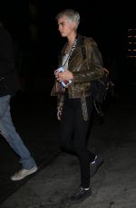 CARA DELEVINGNE Arrives at Fonda Theater at The Darkness Concert in Hollywood 03/30/2018