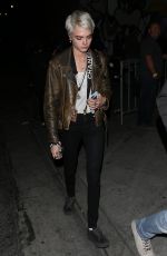 CARA DELEVINGNE Arrives at Fonda Theater at The Darkness Concert in Hollywood 03/30/2018