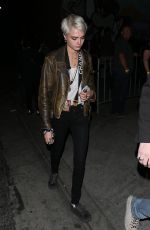CARA DELEVINGNE Arrives at Fonda Theater at The Darkness Concert in Hollywood 03/30/2018