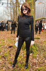 CARLA BRUNI at Chanel Show at Paris Fashion Week 03/06/2018
