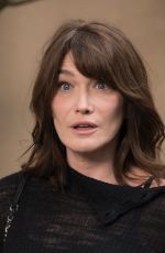 CARLA BRUNI at Chanel Show at Paris Fashion Week 03/06/2018