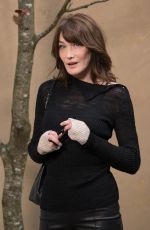 CARLA BRUNI at Chanel Show at Paris Fashion Week 03/06/2018