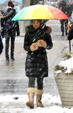 CARLA GUGINO Out at Washington Square Park in New York 03/21/2018