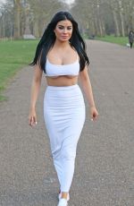 CARLA HOWE at Hyde Park in London 03/21/2018