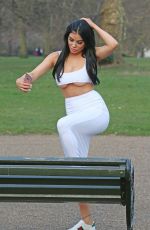 CARLA HOWE at Hyde Park in London 03/21/2018