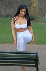 CARLA HOWE at Hyde Park in London 03/21/2018