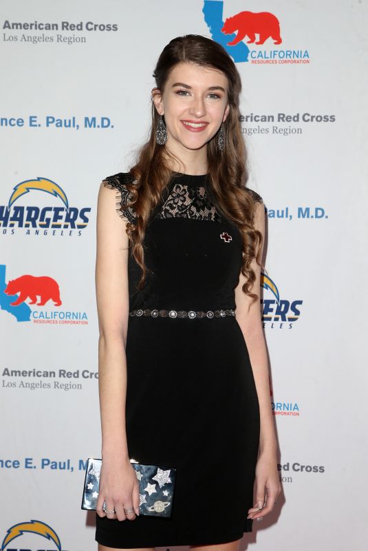 CASEY BURKE at Red Cross Los Angeles 2nd Annual Humanitarian Awards 03/09/2018