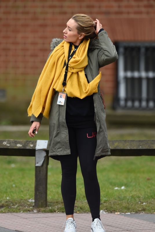 CATHERINE TYLDESLEY Leaves a Gym in Manchester 03/20/2018