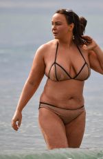 CHANELLE HAYES in Bikini at a Beach in Alicante 03/28/2018