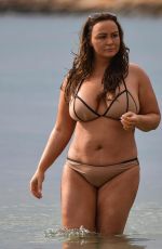 CHANELLE HAYES in Bikini at a Beach in Alicante 03/28/2018