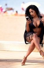 CHANELLE SADIE PAUL in Bikini at a Beach in Murcia 02/10/2018