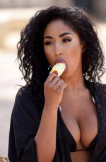 CHANELLE SADIE PAUL in Bikini at a Beach in Murcia 02/10/2018