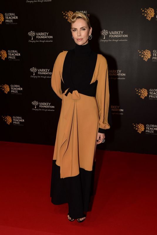 CHARLIZE THERON at Global Teacher Prize 2018 in Dubai 03/18/2018