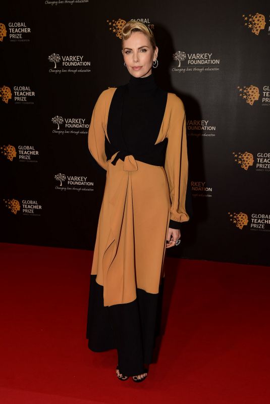 CHARLIZE THERON at Global Teacher Prize 2018 in Dubai 03/18/2018