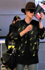 CHARLIZE THERON at Los Angeles International Airport 03/15/2018