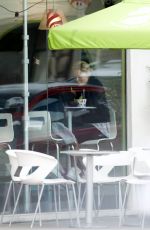 CHARLIZE THERON at Menchie