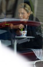 CHARLIZE THERON at Menchie