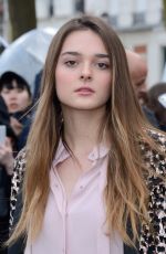 CHARLOTTE LAWRENCE at Valentino Show at Paris Fashion Week 03/04/2018