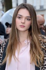 CHARLOTTE LAWRENCE at Valentino Show at Paris Fashion Week 03/04/2018